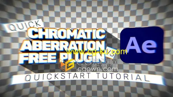 AE插件Quick Chromatic Aberration v3模拟计算机图形RGB分离色差特效的图片1