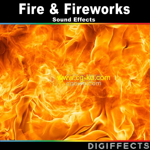 Digiffects音效库 Fire & Fireworks烟火篝火烟花烈焰火柴点燃音效素材的图片1