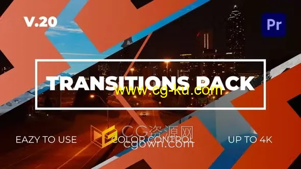 PR模板-16个图形剪切过渡Transitions Pack V20的图片1