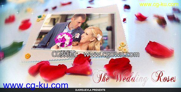 唯美玫瑰婚礼相册Videohive The Wedding Roses AE模板的图片1