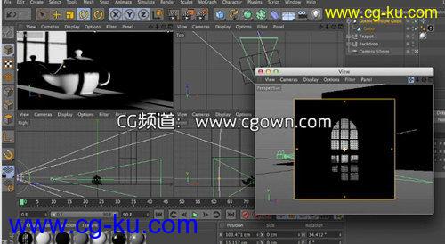 Lynda – Studio Lighting in CINEMA 4D灯光照明全面基础教程的图片1