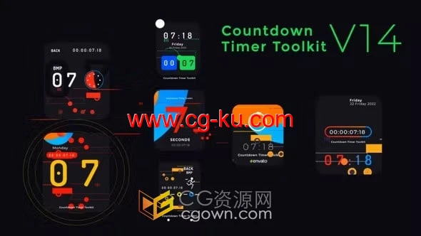 PR模板-倒数计时器工具包Countdown Timer Toolkit V14的图片1