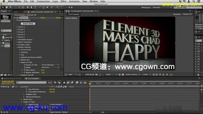 Lynda.com – Element 3D 基本训练(提供英文 中文字幕)的图片1