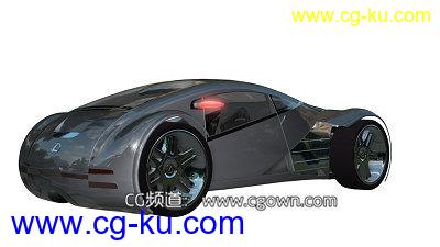 雷克萨斯跑车E3D模型Lexus CS 2054 Model for Element 3D的图片1