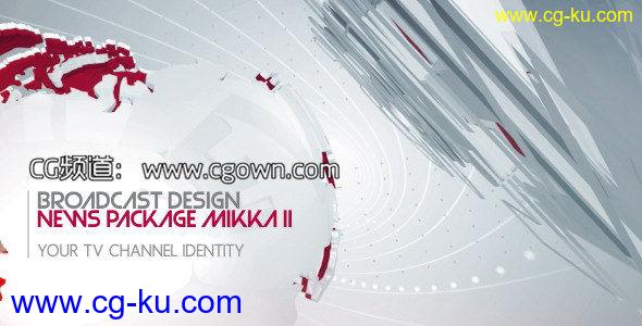 高效新闻广播设计包装工程Videohive Broadcast Design News Package Mikka II AE模板的图片1