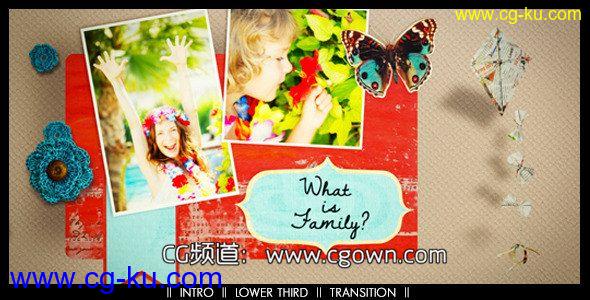 拼贴效果故事板相册 Videohive Scrapbooking Story PackAE模板的图片1