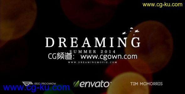 梦幻光斑相册 Dreaming AE模板的图片1