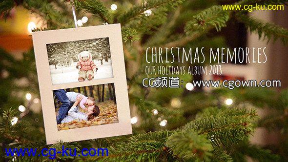 圣诞树照相馆Videohive Christmas Photo Gallery AE模板的图片1