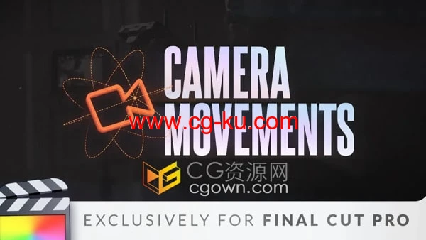 Camera Movements FCPX插件镜头增添3D摄像机动画预设调色取景框的图片1