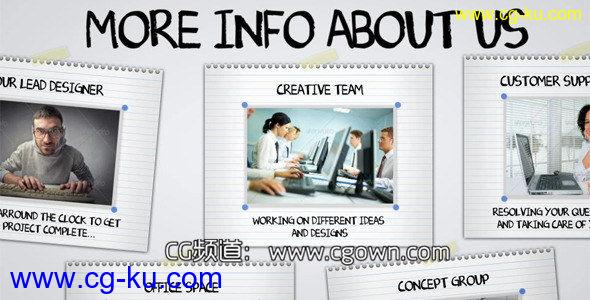 白板手写企业宣传Videohive Whiteboard Scribing  AE模板的图片1