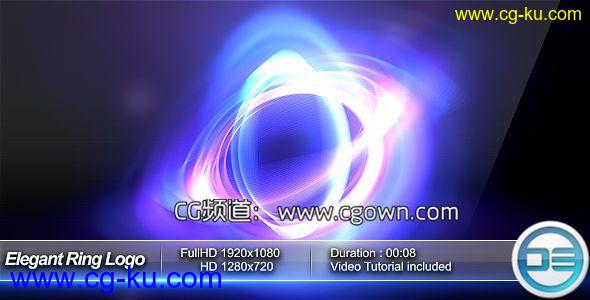 优雅光标志演绎Videohive Elegant Ring Logo AE模板的图片1