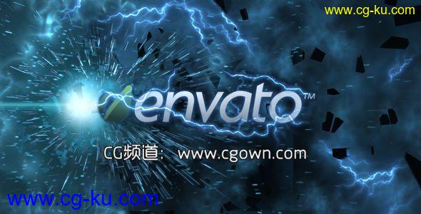 能量爆发标志片头Videohive Energy Burst Logo AE模板的图片1