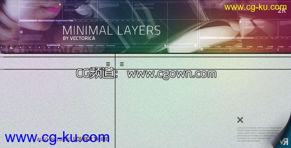 科技类频道包装Videohive Minimal Layers AE模板【CGown.com】的图片1