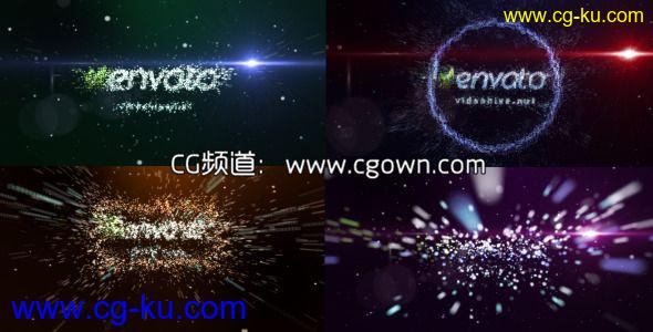 粒子标志演绎片头Videohive Transformation of particles AE模板的图片1