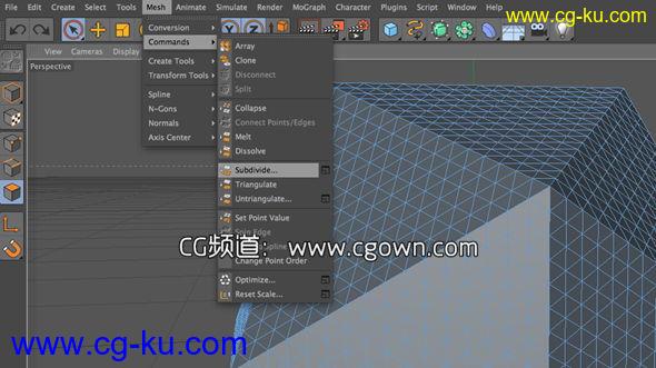 C4D制作漂亮质感多边形细分包装教程的图片1