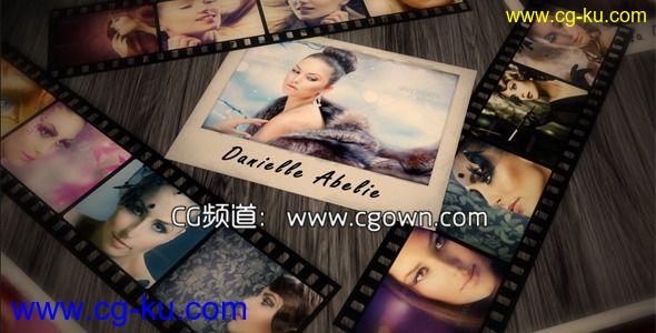 戏剧性照片幻灯片Videohive Dramatic Filmstrip Photos AE模板的图片1