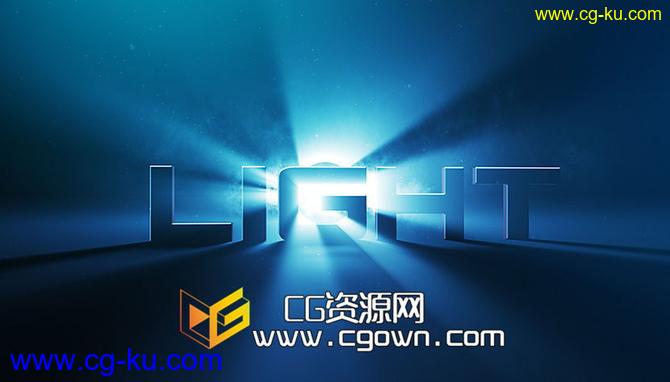 AK新教程AE制作三维光线穿射效果 3D Light Rays 带工程的图片1