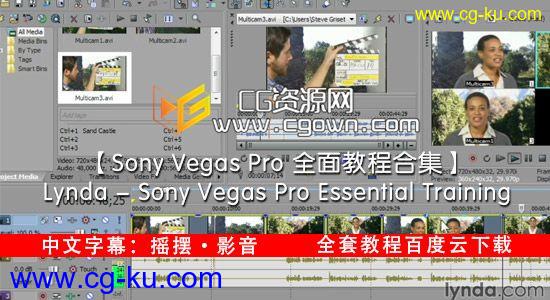 Sony Vegas Pro全面中文字幕集合教程-免费下载的图片1