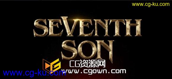 C4D&AE教程-好莱坞电影片名《第七子Seventh Son》片头制作的图片1