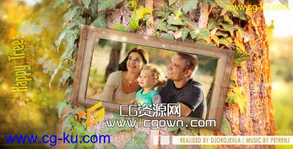 幸福树家庭图库Videohive Happy Tree Family Gallery AE模板的图片1