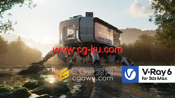 Vray渲染器插件V-Ray V6.10.08支持3ds Max 2019~2024版的图片1