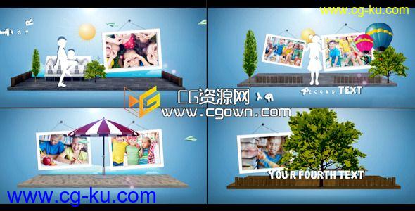 您的孩子 卡通宣传相册 Videohive Your Kids AE模板的图片1